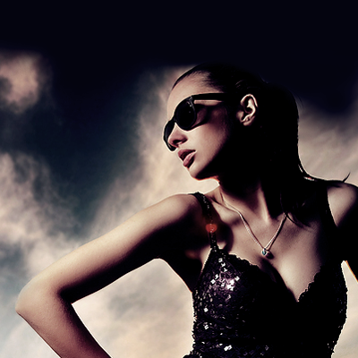 Perfect fashionable lady